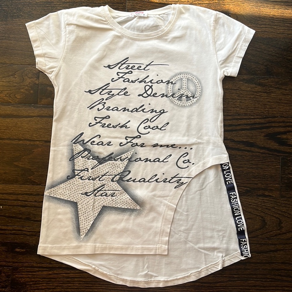 White Peace Tee